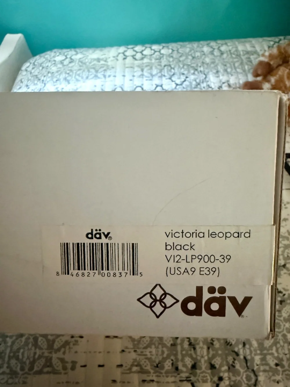 Dav Black Leopard Rain Boots